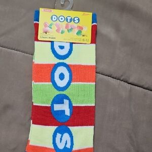 Mason Vibrant Striped Socks with Dots